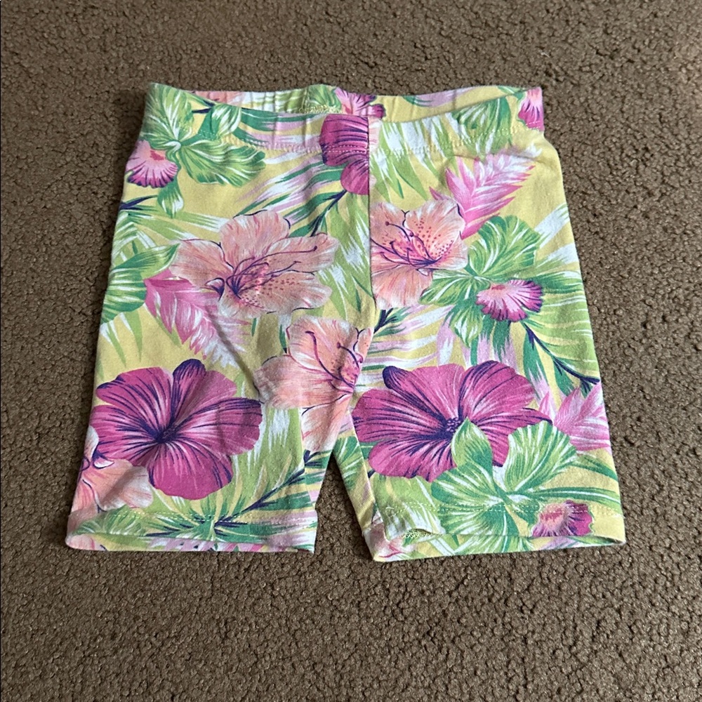 Floral bike shorts
